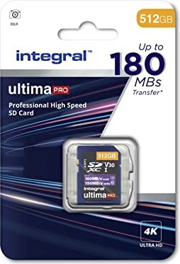 Integral ultima PRO, SD UHS-I U3, V30