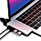 Satechi aluminiowy Type-C Pro hub Ethernet adapter do MacBook Pro 2016/2017, srebrny, USB-C 3.0 (ST-TCPHES)