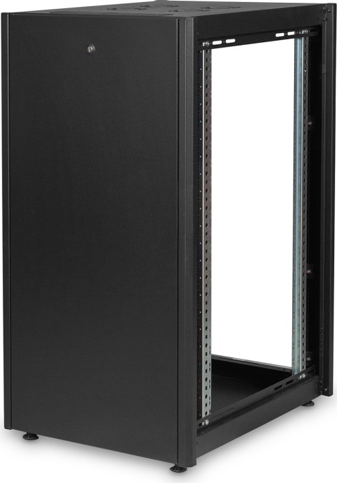 Digitus Dynamic Basic seria 22U szafa serwera, drzwi szklane, czarny, szerokość 600mm, 800 mm głębokości