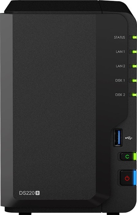 Synology DiskStation DS220+ 4TB, 2GB RAM, 2x Gb LAN