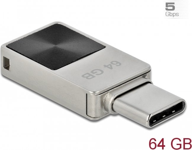 DELOCK 54084 – USB-Stick, USB 3.2 Gen 1, 64 GB, USB-C, Mini