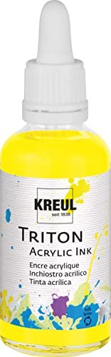 Kreul Triton Acrylic Ink 50ml, zitron