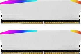 AntecMemory 5 Series White Heatsink BLUE LED DIMM Kit 16GB, DDR4-3000, CL16-18-18-36
