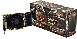 XFX Radeon HD 5770 XFX-Design, 1GB GDDR5, 2x DVI, mini HDMI
