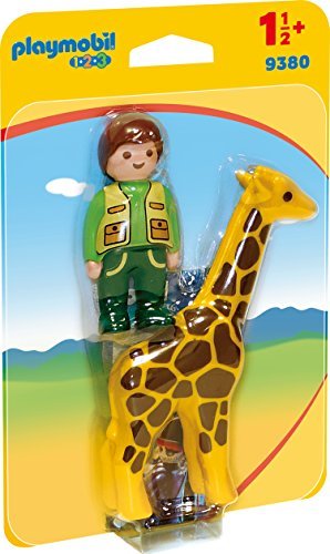 NEU & OVP PLAYMOBIL®  1-2-3    9380   " Tierpfleger mit Giraffe "