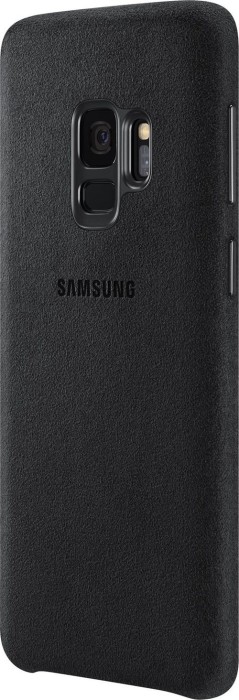 Samsung EF-XG960AB Alcantara Cover für Galaxy S9 schwarz