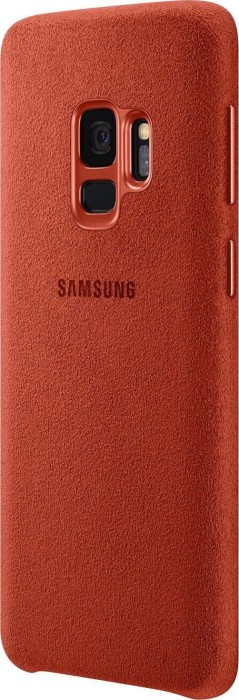 Samsung EF-XG960AR Alcantara Cover für Galaxy S9 rot