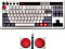 8BitDo Retro Mechanical Keyboard, N Edition, grey, Kailh Box V2 WHITE, USB/Bluetooth, US (RET00378)