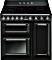 Smeg TR93IBL triple electric cooker with induction hob