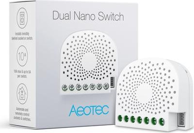 Aeotec Nano switch Duo, element wykonawczy