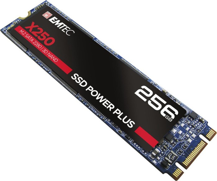 Emtec X250 SSD Power Plus 256GB, M.2 2280 / B-M-Key / SATA 6Gb/s