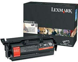 Lexmark Toner X654X21E schwarz hohe Kapazität