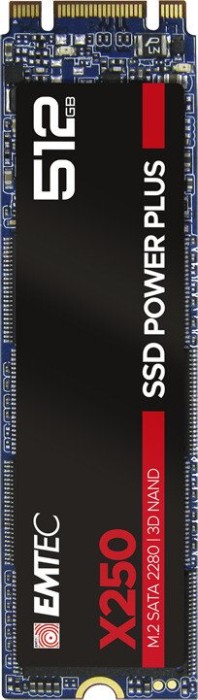 Emtec X250 SSD Power Plus 512GB, M.2 2280/B-M-Key/SATA 6Gb/s