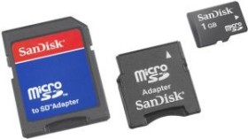 SanDisk microSD Mobile Memory 512MB Kit