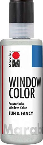 Marabu Window Color fun & fancy glitter-eis 589, Glas/Porzellan, 80ml