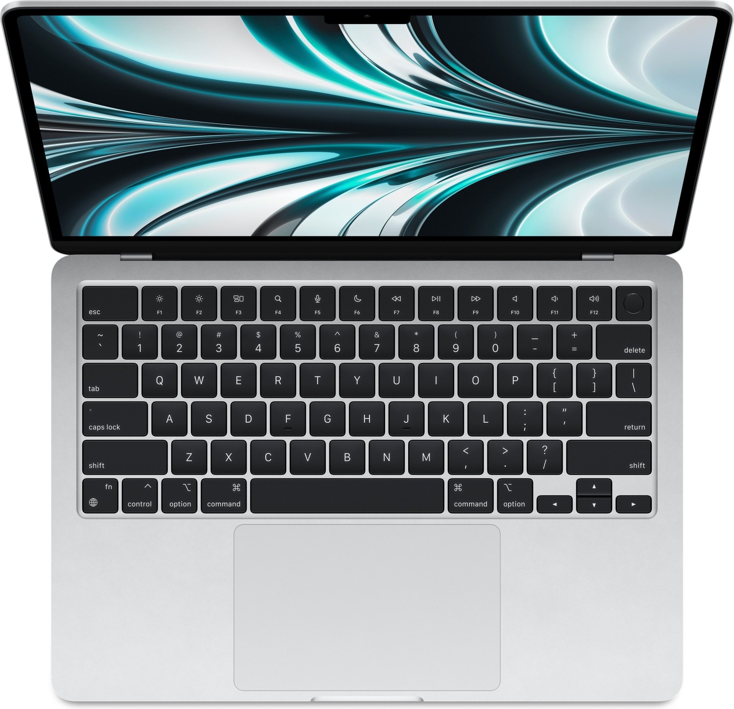 Apple MacBook Air, silber, M2 - 8 Core CPU / 10 Core GPU, 16GB RAM 