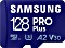 Samsung PRO Plus R160/W120 microSDXC 128GB Kit, UHS-I U3, A2, Class 10 (MB-MD128KA/EU)