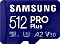 Samsung PRO Plus R160/W120 microSDXC 512GB Kit, UHS-I U3, A2, Class 10 (MB-MD512KA/UE)