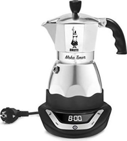 Bialetti Easy Timer 6 Tassen Elektrischer Espressokocher