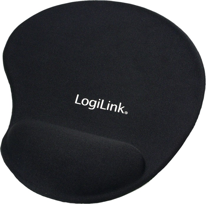 LOGILINK Mauspad mit Silikon Handauflage