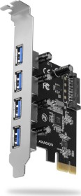 AXAGON 4x USB-A 3.0, PCIe 2.0 x1 (PCEU-430VL)