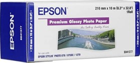Epson Premium Glossy Papier, 210mm, 255g/m², 10m