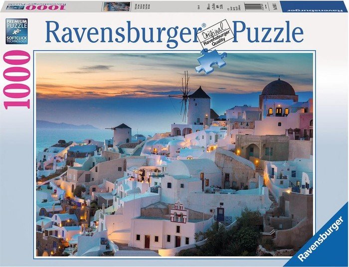 Ravensburger Puzzle Abend über Santorini