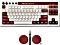 8BitDo Retro Mechanical Keyboard, Fami Edition, white/red, Kailh Box V2 WHITE, USB/Bluetooth, US (RET00377)