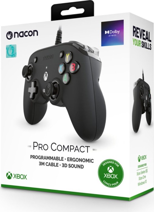 Nacon Pro Compact Controller schwarz (PC/Xbox SX/Xbox One)