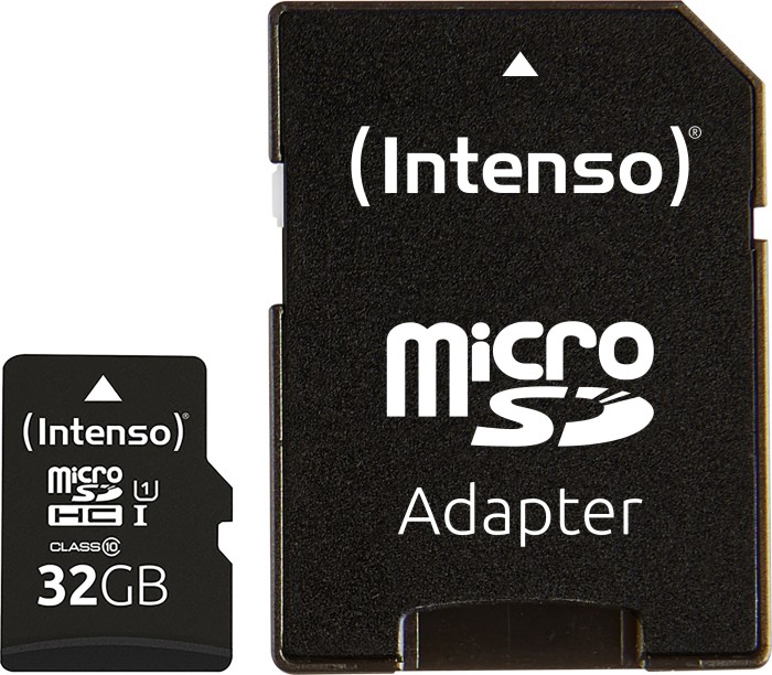 Intenso Performance R90 microSDHC 32GB Kit, UHS-I U1 ...