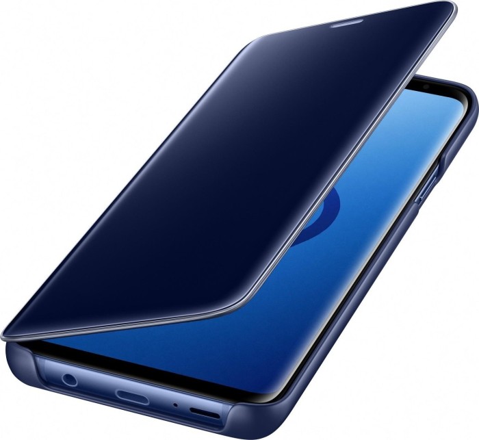 Samsung Clear View Standing Cover für Galaxy S9+ blau