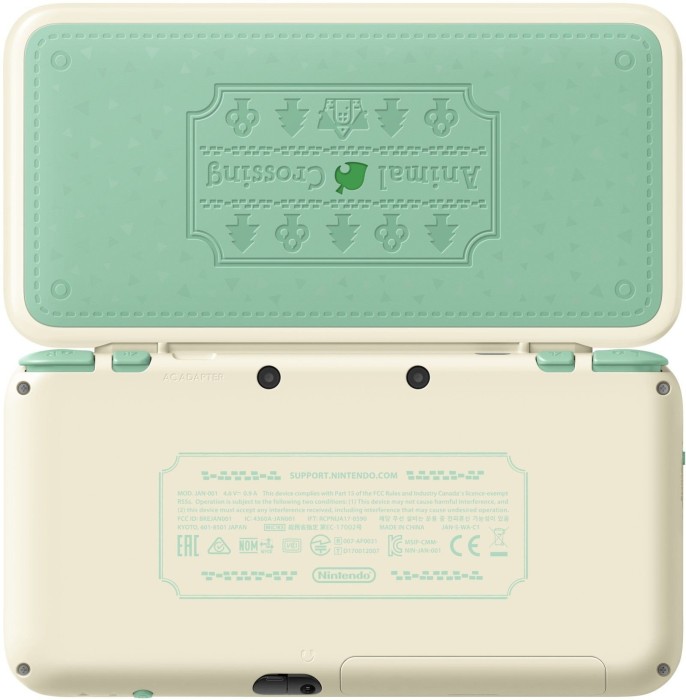 Nintendo New 2DS XL Animal Crossing Bundle mint/creme
