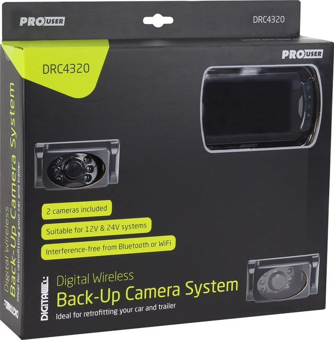 Car Rear View Cameras, 4.3 Inch LCD Screen Waterproof