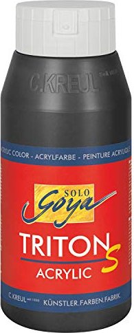 Kreul Solo Goya Triton S Acrylic 750ml, schwarz