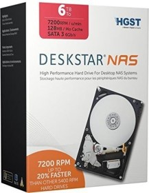 HGST Deskstar NAS 6TB Bundle, 24/7, 512e / 3.5" / SATA 6Gb/s, 2er-Pack