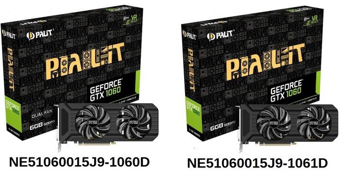 Palit GeForce GTX 1060 Dual, 6GB GDDR5, DVI, HDMI, 3x DP