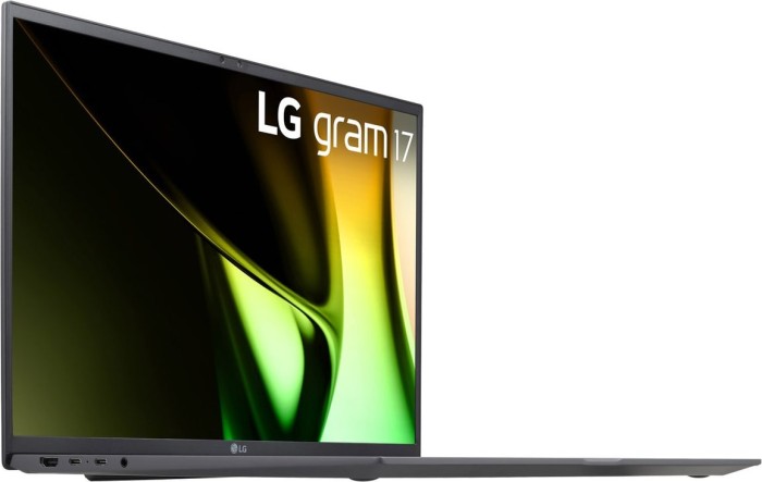 LG gram 17, szary, Core Ultra 7 155H, 32GB RAM, 2TB SSD, DE