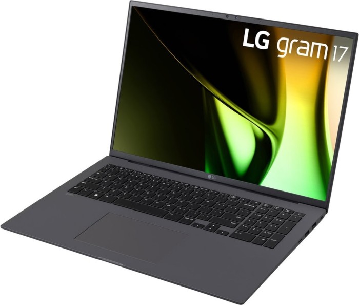 LG gram 17, szary, Core Ultra 7 155H, 32GB RAM, 2TB SSD, DE