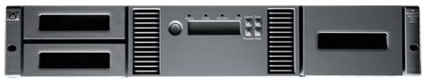 HPE StoreEver MSL2024 2 LTO-5 Ultrium 3000 Fibre Channel 4Gb/s 2U Rackmount Kit