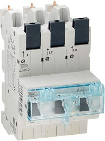 Hager SLS-Schalter 3 polig E-Charakteristik 63A für Sammelschiene QuickConnect