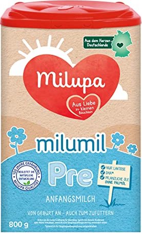 Milupa Milumil Pre Precinutri+ Anfangsnahrung Babynahrung, 800g