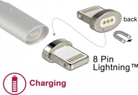 DeLOCK Magnetischer Lighting wtyczka do DeLOCK USB kabel &#322;aduj&#261;cy, wtyczka adapterowa (65928)