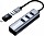 Graugear LAN adapter, USB hub, RJ-45, USB-A 3.0 [plug] (G-HUB31L-A/G-HUB31L-AC)