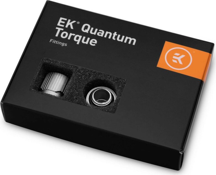 EK Water Blocks Quantum Line EK-Quantum Torque STC 10/16 Fitting G1/4" auf 16/10mm, Satin Titanium, 6er-Pack
