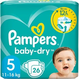 Pampers Baby-Dry Gr.5 Einwegwindel, 11-16kg, 26 Stück