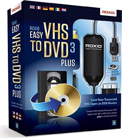 Roxio Easy VHS to DVD 3 Plus (wersja wielojęzyczna) (PC)