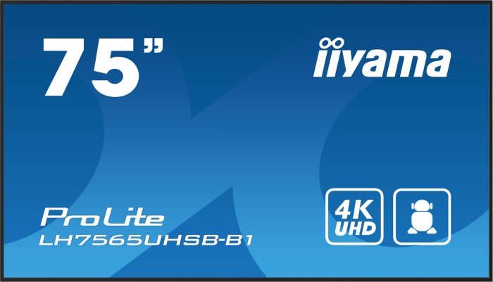 iiyama ProLite LH7565UHSB-B1, 74.5"