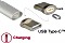 DeLOCK Magnetischer USB-C wtyczka do DeLOCK USB kabel &#322;aduj&#261;cy, wtyczka adapterowa (65930)