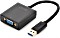Digitus USB-A 3.0 na VGA adapter czarny (DA-70840)