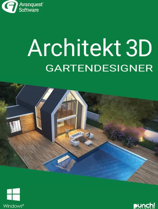 Punch! Oprogramowanie Architekt 3D 21 projektant ogrodów, ESD (niemiecki) (PC)